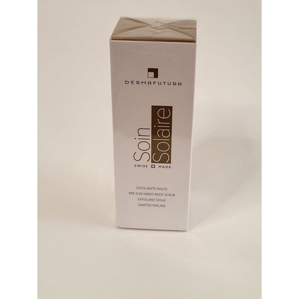 Brand New - Dermafutura Soin Solaire - Pre-Sun Sweet Body Scrub - Sealed - Swiss
